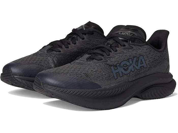 (取寄) ホカキッズ キッズ マッハ 6 (ビッグ キッド) Hoka Kids kids Mach 6 (Big Kid) Black