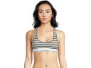 (取寄) カルバンクライン アンダーウェア レディース モダン コットン アンライン ワイヤレス ブラレット Calvin Klein Underwear women Modern Cotton Unlined Wireless Bralette Leader Stripe+grey Heather(4)