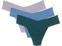 (取寄) ハンキー パンキー レディース ブリーズ ナチュラル トング 3 パック Hanky Panky women Breathe Natural Thon...