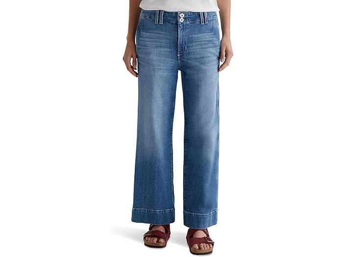 (取寄) AGジーンズ レディース ナターシャ ミッド ライズ ワイド レッグ イン アイリス AG Jeans women Natasha Mid Rise Wide Leg in Iris Iris