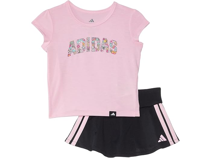 (取寄) アディダス キッズ ガールズ プリーツ ティー アンド フリル スコート セット(インファント) adidas Kids girls Pleated ...