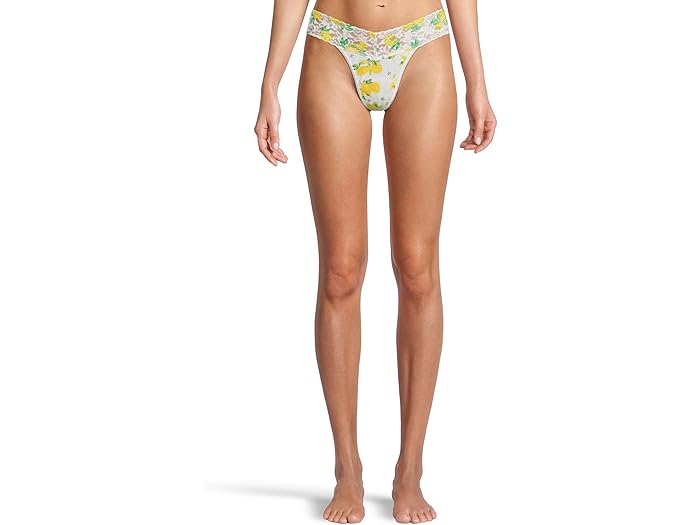 (取寄) ハンキー パンキー レディース スーピマ コットン プリンテッド ロー-ライズ トング Hanky Panky women Supima Cotton Printed Low-Rise Thong Make Lemonade
