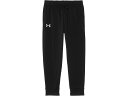 (取寄) アンダーアーマー キッズ ボーイズ プラス サイズ ライバル フリース ジョガーズ (ビッグ キッド) Under Armour Kids boys Plus Size Rival Fleece Joggers (Big Kid) Black/White