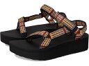 (取寄) テバ レディース フラットフォーム Teva women Flatform Modern Check Lemon Drop