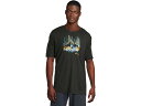 (取寄) スマートウール メンズ バイタル ピークス アクティブ ショート スリーブ グラフィック ティー Smartwool men Vital Peaks Active Short Sleeve Graphic Tee Black(4)