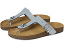 (取寄) トリーバーチ レディース メロウ トング サンダル Tory Burch women Mellow Thong Sandals Aria Blue/Light Teak(4)