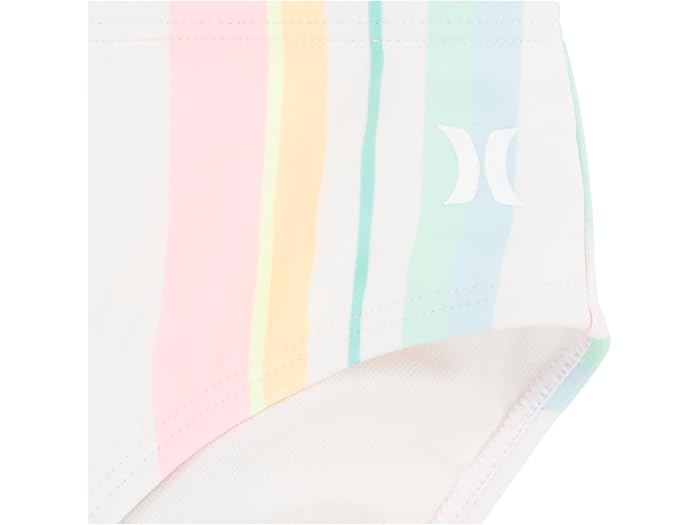 (取寄) ハーレー キッズ ガールズ フリル ビキニ (ビッグ キッド) Hurley Kids girls Flounce Bikini (Big Kid) Pale Ivory/Multi 3