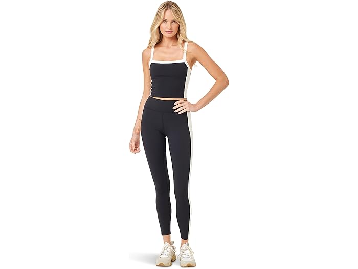 (取寄) エルスペース レディース サイドラインズ レギンス L*Space women Sidelines Legging Black/Cream