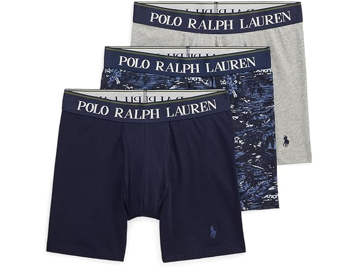 楽天スウィートラグ（取寄） ラルフローレン メンズ オーガニック コットン ストレッチ ボクサー ブリーフ Polo Ralph Lauren men Organic Cotton Stretch Boxer Brief Multicolor