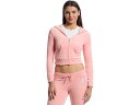 (取寄) ジューシークチュール レディース ヘリテージ クロップド トラック ジャケット Juicy Couture women Heritage Cropped Track Jacket Strawberry Ice