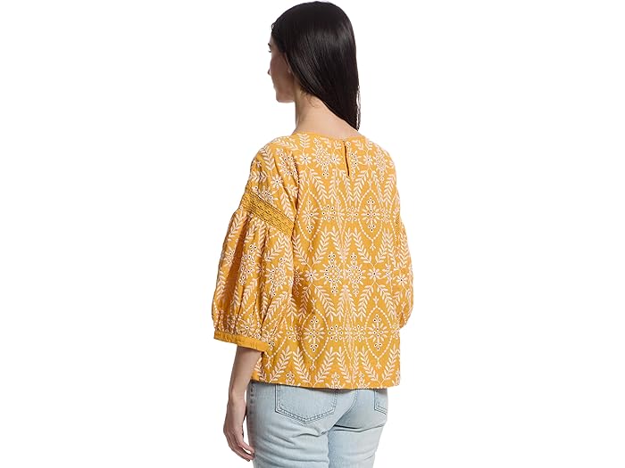 (取寄) モッドオードック レディース 3/4 スリーブ イージー ボーホー トップ Mod-o-doc women 3/4 Sleeve Easy Boho Top Golden Sun