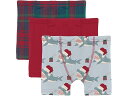 (取寄) キッキー パンツ キッズ ボーイズ プリント ボクサー ブリーフ セット オブ 3 (ビッグ キッド) Kickee Pants Kids boys ...