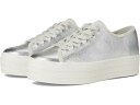 (取寄) ケッズ レディース トリプル アップ レザー Keds women Triple Up Leather Silver Metallic Leather