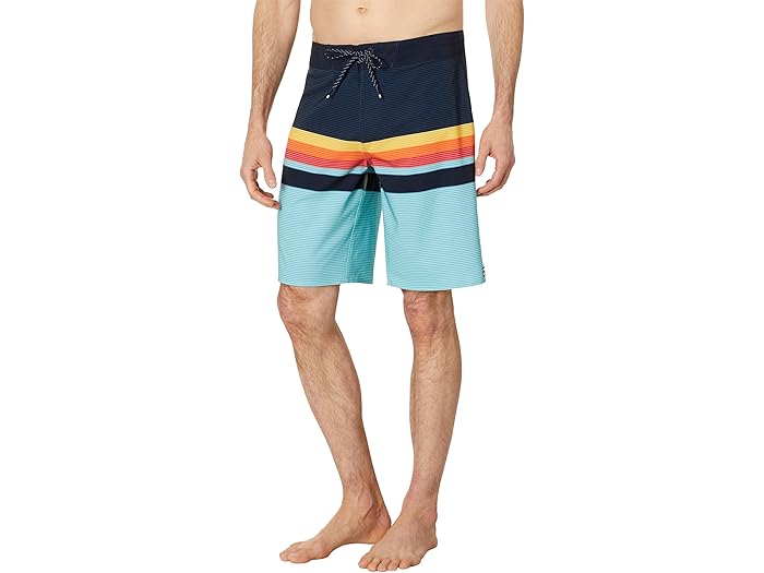 (取寄) ビラボン メンズ オール デイ ストライプ プロ 20 ボードショーツ Billabong men All Day Stripe Pro 20" Boardshort Blue