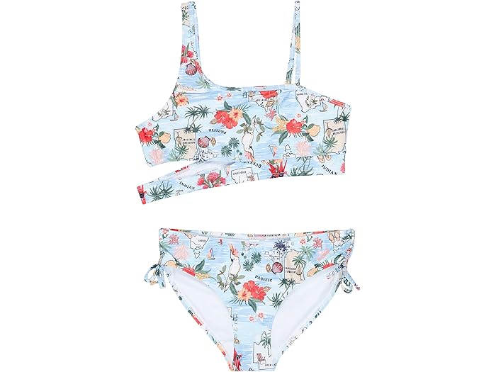 (取寄) シーフォリー キッズ ガールズ アシンメトリカル ビキニ セット (ビッグ キッズ) Seafolly Kids girls Asymmetrical Bikini Set (Big Kids) Summer Vacay