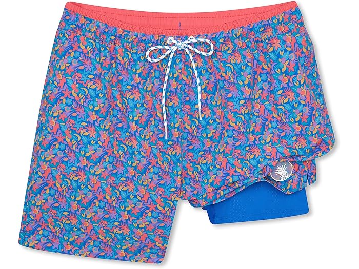 (取寄) チャビーズ メンズ ザ スペード 5.5 ライン スイム Chubbies men The Spades 5.5" (Classic Lined Swim Trunk) Medium Blue