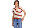 (取寄) メイドウェル レディース バリ クローシェ ポロ Madewell women Bali Crochet Polo Red Ochre(4)