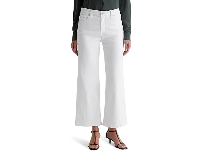 Rakuten - (取寄) AGジーンズ レディース サイゲ ミッドライズ ワイド レッグ ジーンズ イン ギャラリー ホワイト AG Jeans women Saige Mid-Rise Wide Leg Jeans in Gallery White Gallery White