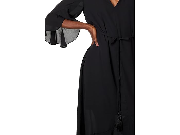 (取寄) トミーバハマ レディース ウィロー コーヴ ロング スリーブ マキシ ドレス Tommy Bahama women Willow Cove Long Sleeve Maxi Dress Black