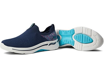 (取寄) スケッチャーズ パフォーマンス レディース ゴー ウォーク アーチ フィット - ファン タイムズ SKECHERS Performance women Go Walk Arch Fit - Fun Times Navy/Multi