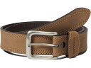 (取寄) カーハート レザー トリプル ステッチ ベルト Carhartt Leather Triple Stitch Belt Brown/Antique N...