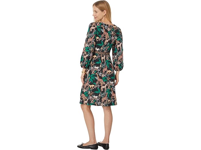 (取寄) リリー ピュリッツァー レディース 3/4 スリーブ ドレス Lilly Pulitzer women Wexlee 3/4 Sleeve Dress Multi Dancing In The Moonlight Engineered Knit Dress