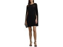 (取寄) ローレン ラルフローレン レディース ケープ ジョーゼット カクテル ドレス Lauren Ralph Lauren women Cape Georg...