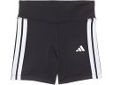 (取寄) アディダス キッズ ガールズ 3ストライプ バイク ショーツ (ビッグ キッド) adidas Kids girls 3-stripe Bike Shorts (Big Kid) Black Adi