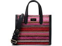 (取寄) ケイトスペード レディース マンハッタン ストライプド メタリック ファブリック スモール トート Kate Spade New York women Manhattan Striped Metallic Fabric Small Tote Pink Multi(4)