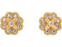 (取寄) ケイトスペード レディース ヘリテージ ブルーム ミニ スタッズ Kate Spade New York women Heritage Bloom Mini Studs Clear/Gold