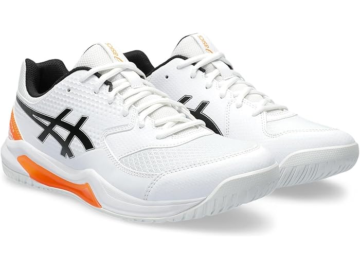 (取寄) アシックス メンズ ゲルデディケート 8 ピックルボール ASICS men GEL-Dedicate 8 Pickleball White/Shocking Orange