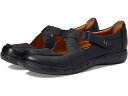(取寄) クラークス レディース アン ループ ストラップ Clarks women Un Loop Strap Black Leather(4)
