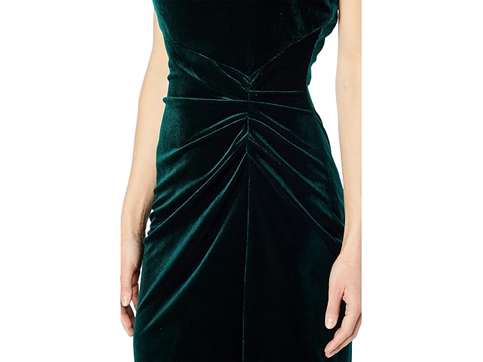 (取寄) ヴィンスカムート レディース ベルネット カウル ネック ボディコン Vince Camuto women Velvet Cowl Neck Bodycon Hunter