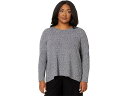 (取寄) アイリーン フィッシャー レディース クルー ネック セーター Eileen Fisher women Crew Neck Sweater Black Ivory(4)