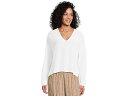 (取寄) アイリーン フィッシャー レディース V-ネック セーター Eileen Fisher women V-Neck Sweater White 1