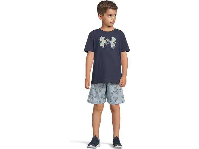 (取寄) アンダーアーマー キッズ ボーイズ アス レイク ロゴ セット (リトル キッド/ビッグ キッド) Under Armour Kids boys US Lake Logo Set (Little Kid/Big Kid) Midnight Navy