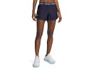 (取寄) アンダーアーマー レディース テック プレイ アップ ショーツ Under Armour women Tech Play Up Shorts Midnight Navy/White(4)