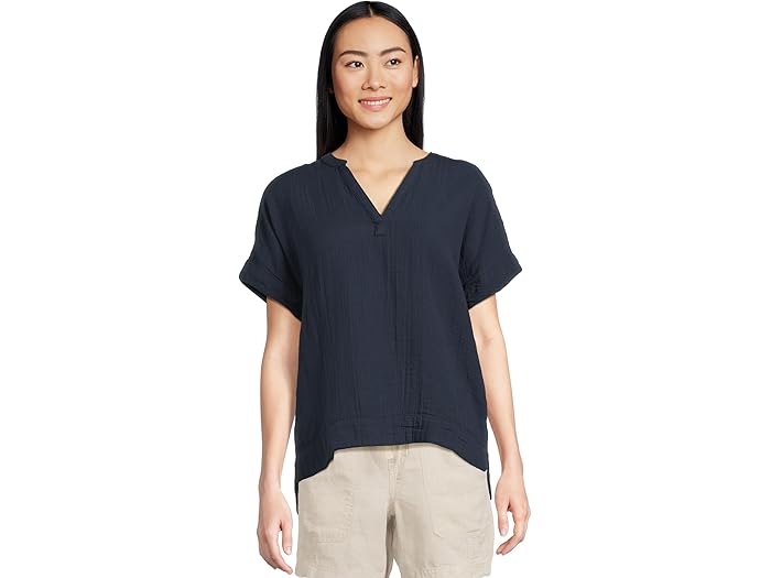 (���) ���륨��ӡ��� ��ǥ����� ���饦�� ������ ����� ���硼�� ���꡼�� L.L.Bean women Cloud Gauze Shirt Short...