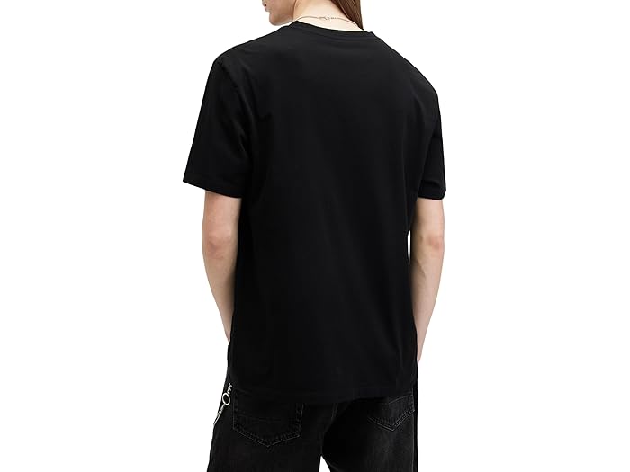 (取寄) オールセインツ メンズ ショート スリーブ クルー AllSaints men Bereft Short Sleeve Crew Jet Black