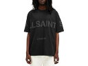 (取寄) オールセインツ メンズ ショート スリーブ クルー AllSaints men Biggy Short Sleeve Crew Jet Black