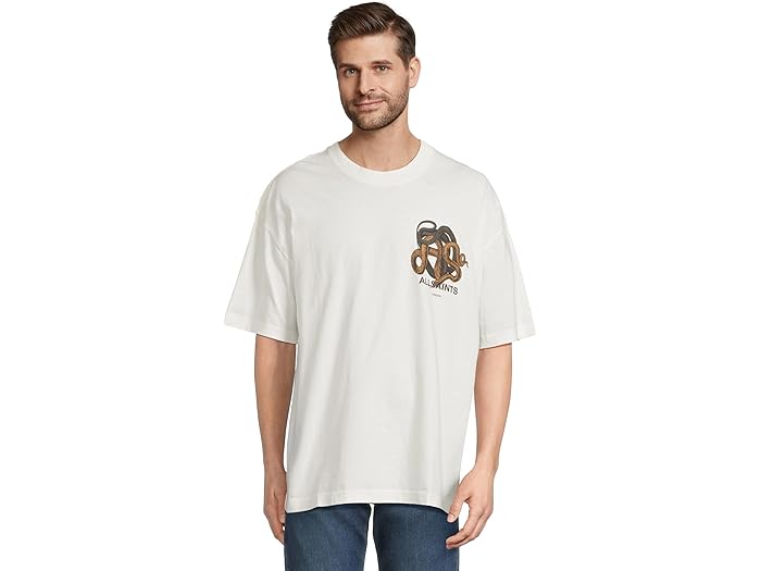 () 륻  硼 ꡼ 롼 AllSaints men Reticulate Short Sleeve C...