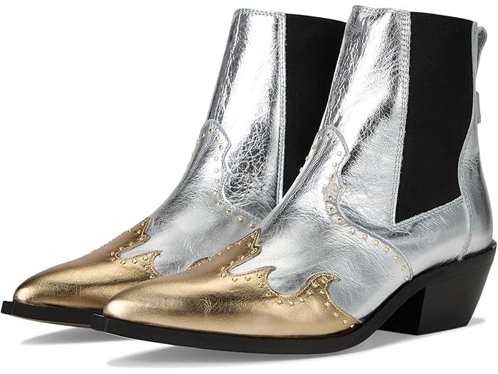(取寄) オールセインツ レディース デンバー スタッズ ブーツ AllSaints women Denver Stud Boots Silv..