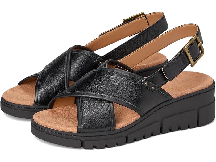 () Х˥å ǥ åץ Υ VIONIC women Uptown Sonoma Black Leather