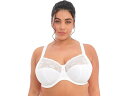 (取寄) エロミ レディース モルガン ストレッチ バンデット アンダーワイヤー ブラ elomi women Morgan Stretch Banded Underwire Bra White