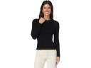 (取寄) リラ P レディース ストライプド クルーネック セーター Lilla P women Striped Crewneck Sweater Black