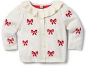 (取寄) ジャニー アンド ジャック ガールズ ボウ アイコン ラッフル カーディガン (インファント) Janie and Jack girls Bow Icon Ruffle Cardigan (Infant) Cream