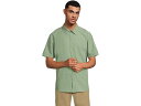 (取寄) マーモット メンズ ショート スリーブ シャツ Marmot men AirExchange SolarShield Short Sleeve Shirt Agate Green