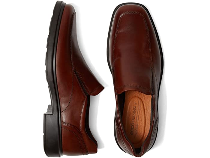 (取寄) エコー メンズ ヘルシンキ 2.0 エプロン トゥ スリップ-オン ECCO men Helsinki 2.0 Apron Toe Slip-On Cognac