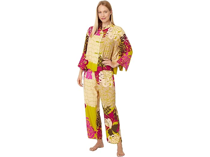 () ʥȥ ǥ ߥ Pj å Natori women Rimini PJ Set Green Multi