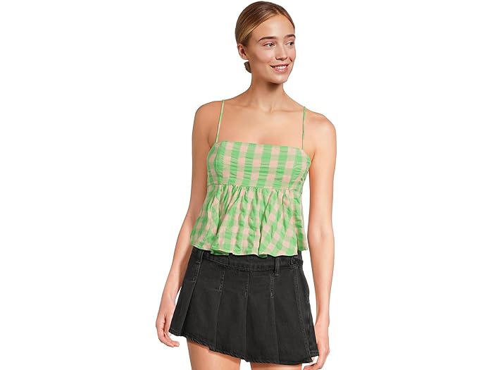 () ե꡼ԡץ ǥ ߥ ץ쥤  Free People women Mia Plaid Tank Exotic...